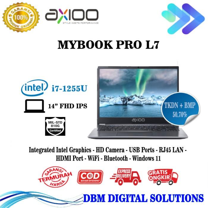 Gambar Axioo MyBook Pro 107 (8S9) Core i7 RAM 8GB Storage 1 TB SSD Windows 10 Layar 14 Inch dari Duta Digital Indonesia undefined Tokopedia