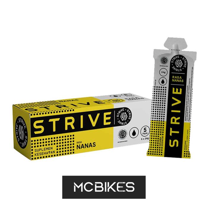 Gambar Strive Energy Gel 24g - Suplemen Olahraga BPOM Halal - Nanas dari MC BIKES undefined Tokopedia