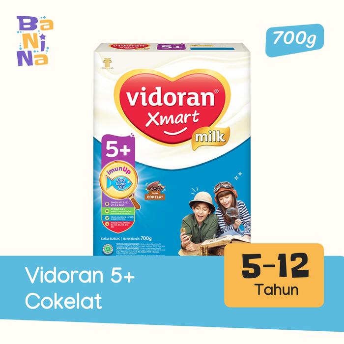 Gambar Vidoran XMart 5+ Rasa Madu, Cokelat 700g Susu Formula Bayi 5 Tahun Lebih - Coklat dari Banina Mom &amp; Kids Jakarta undefined Tokopedia