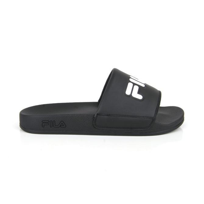 Gambar RECOMENDED | NEW ARRIVAL FILA SANDAL SLIDE PRIA DRIFTER CLASSIC - BLACK/BLACK/WHITE ORIGINAL - 40 dari MITRA* undefined Tokopedia