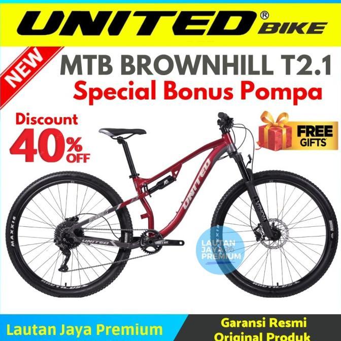 Gambar SEPEDA GUNUNG 27.5 MTB UNITED BROWNHILLS T2 - blue 29/15 dari widyshop01 undefined Tokopedia