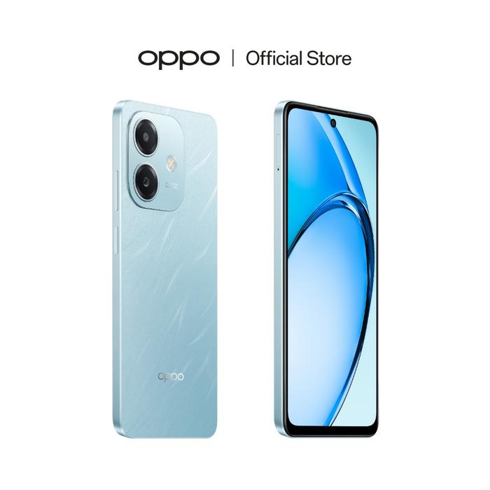 Gambar Oppo A3x 4GB + 4GB / 64GB / 128GB Qualcomm Snapdragon 6s 4G Gen1, Garansi Resmi - Ocean Blue, 4/64GB dari BRAND OFFICIAL PONSEL undefined Tokopedia