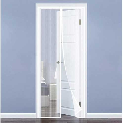 Gambar Tirai Anti Nyamuk Kelambu Magnetic Stripe Screen Door CNY-121 - Putih, 70x210cm dari cara-store undefined Tokopedia