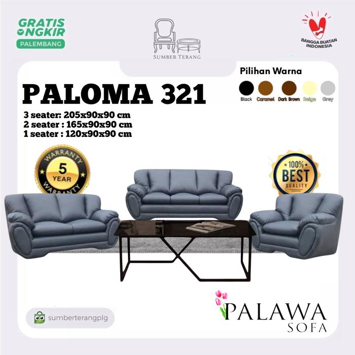 Gambar Palawa Sofa Paloma 321 Kursi Tamu Minimalis Modern Sofa Ruang Tamu Sofa Mewah 321 Sofa Bergaransi dari Sumber Terang PLG undefined Tokopedia