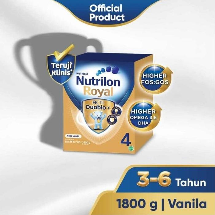 Gambar Promo Nutrilon Royal 3/4 Madu/Vanila 1800Gr - Tahap 4 Vanila dari fahnidusangi undefined Tokopedia