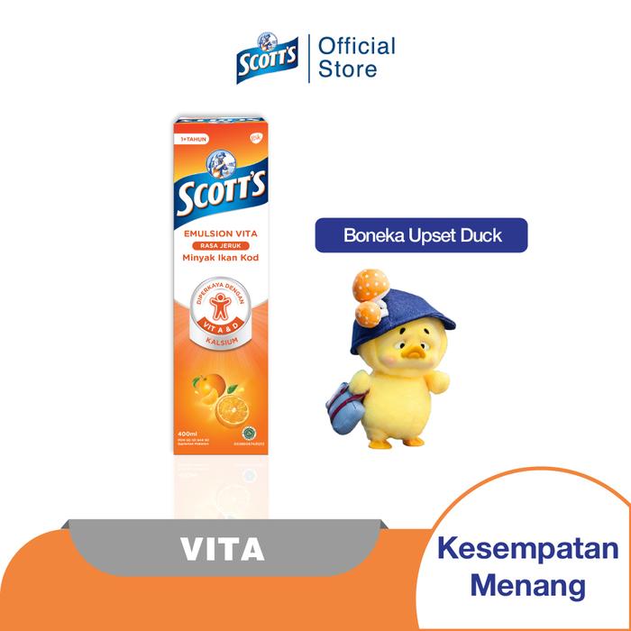 Gambar [KESEMPATAN MENANG] Scotts Emulsion Vita Rasa Jeruk 400ml dari Sensodyne Indonesia undefined Tokopedia