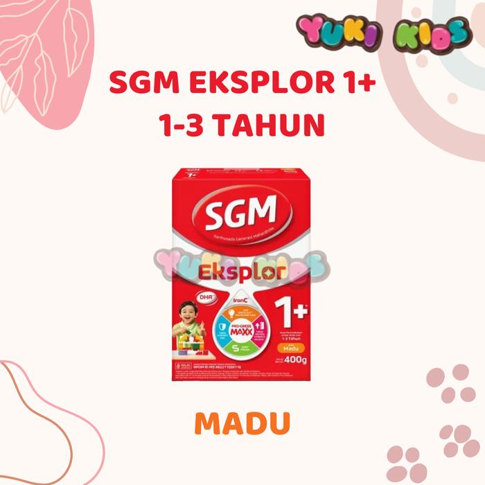 Gambar SGM Eksplor 1+ 400gr (1-3 Tahun) - Madu dari YUKI KIDS 16 undefined Tokopedia