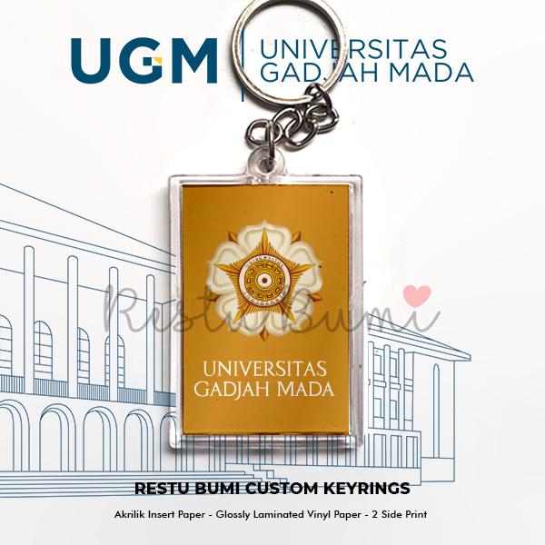 Gambar Gantungan Kunci Akrilik UGM Universitas Gajah Mada - Biru dari Restubumi Studio undefined 5 Tokopedia