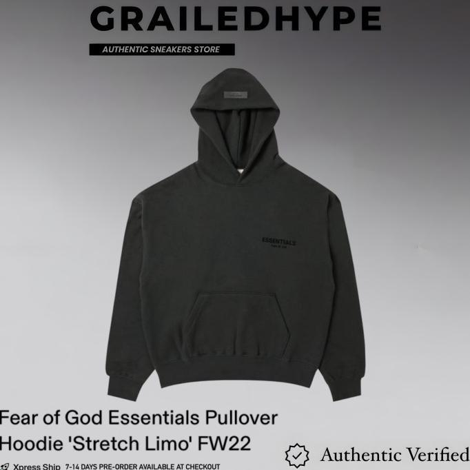 Gambar Ready Stok Fear Of God Essentials Pullover Hoodie Stretch Limo Fw22 - XXS dari Muliaccsupp undefined Tokopedia
