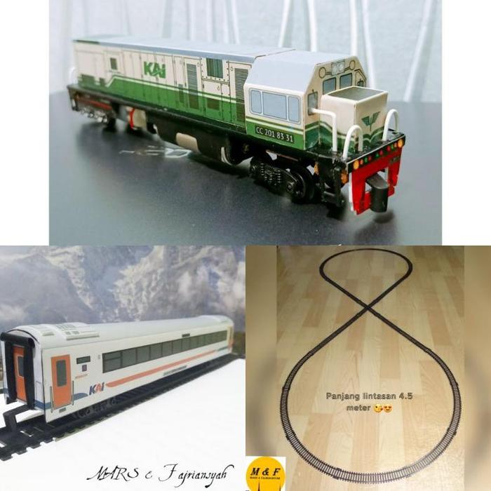 Gambar ~Harga Special~ KERETA API INDONESIA | SET RANGKAIAN | LOKOMOTIF| GERBONG | REL OUVAL & MODEL 8 Buruan Sebelum Kehabisan - MKA SET 010 dari toko'lancar undefined Tokopedia