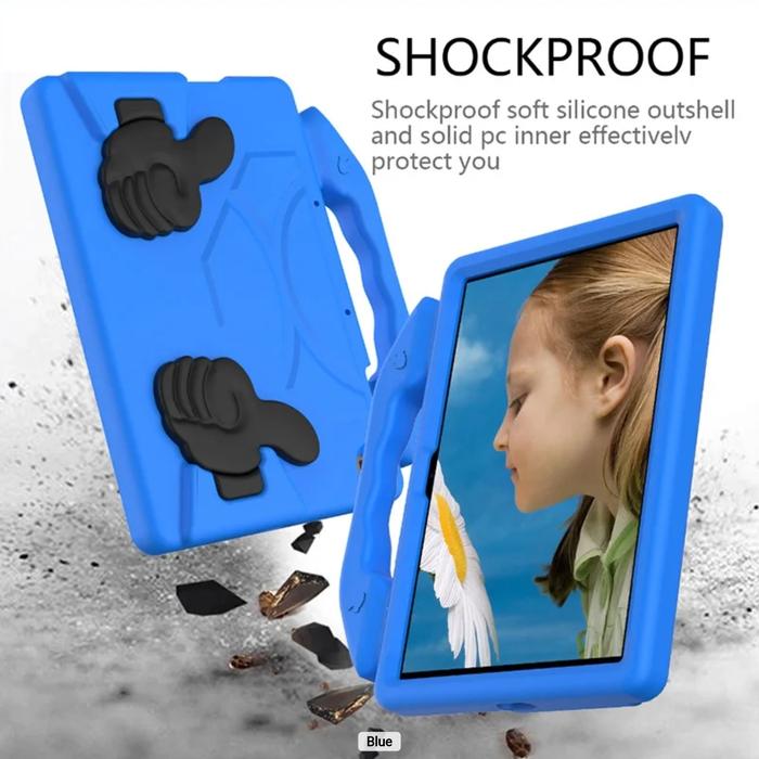 Gambar Case For Huawei Matepad T10 9.7 inch 2021 | Matepad  T10S 10.1 inch 2020 | Matepad T10 Kids Edition Sarung Tab Anak Tahan Banting Soft Case EVA Foam Bentuk Jempol Standing - Blue, T10 KidsEdition dari Unicorn Acc Hp undefined Tokopedia