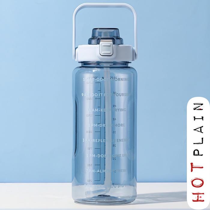 Gambar Botol minum 2 Liter Korea Transparant Pelangi Waktu Kata Motivasi - Botol Viral 2 Liter - Biru dari Astro N Nolan undefined Tokopedia