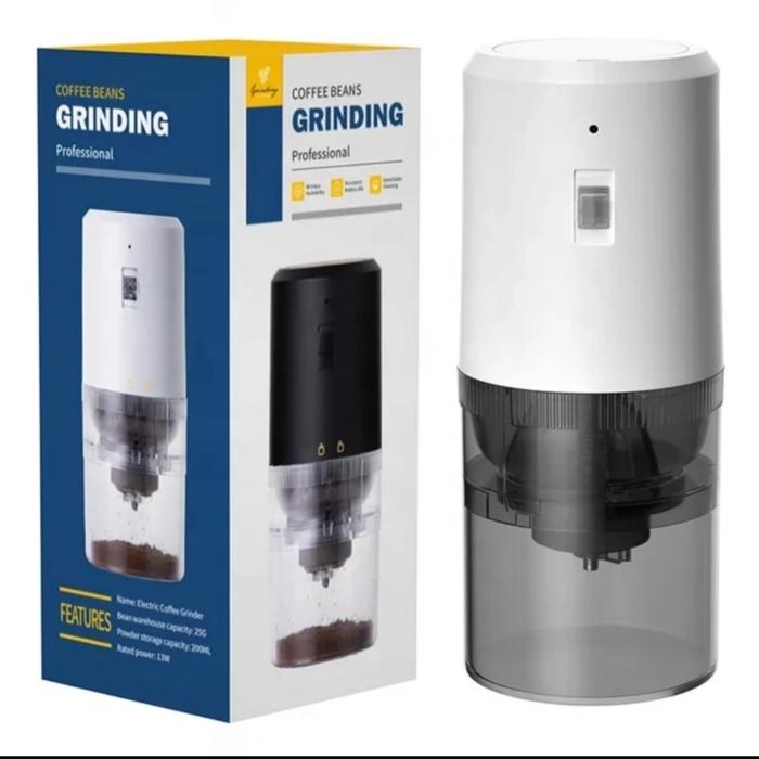 Jual USB Charging Portable Coffee Grinder Recharge Penggiling Biji