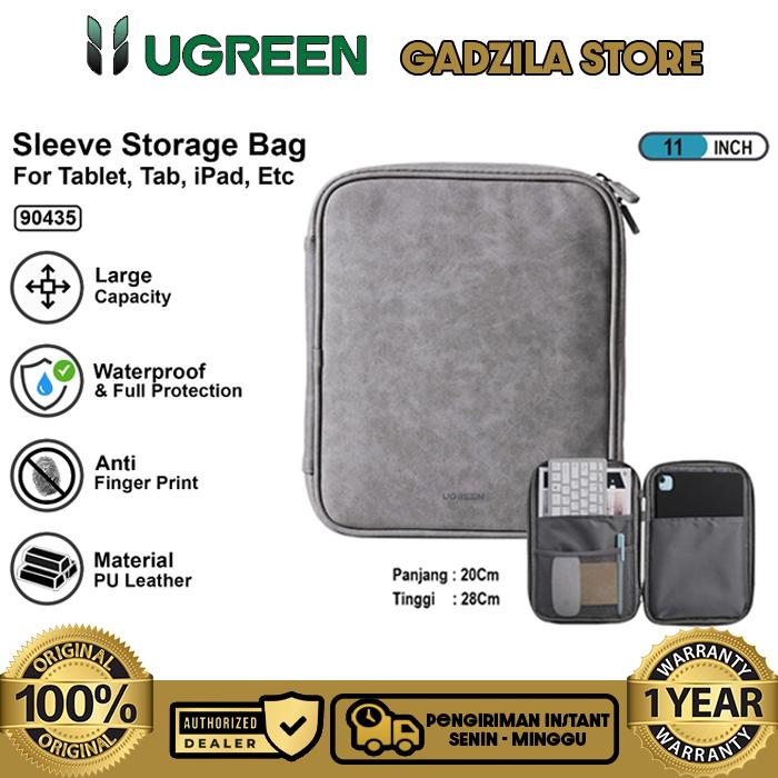 Gambar UGREEN Tas Laptop Bag Sleeve Case Notebook MacBook iPad Air Pro 11 13 14 16" inch PU Leather Premium Anti Air Waterproof - POUCH TABLE 11" dari GADZILA STORE undefined Tokopedia