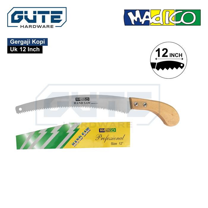 Gambar GUTE MADICO Gergaji Kopi Uk 12 Inch Gergaji Dahan / Pruning Saw - 12 inch = 300mm dari Gute Hardware undefined Tokopedia