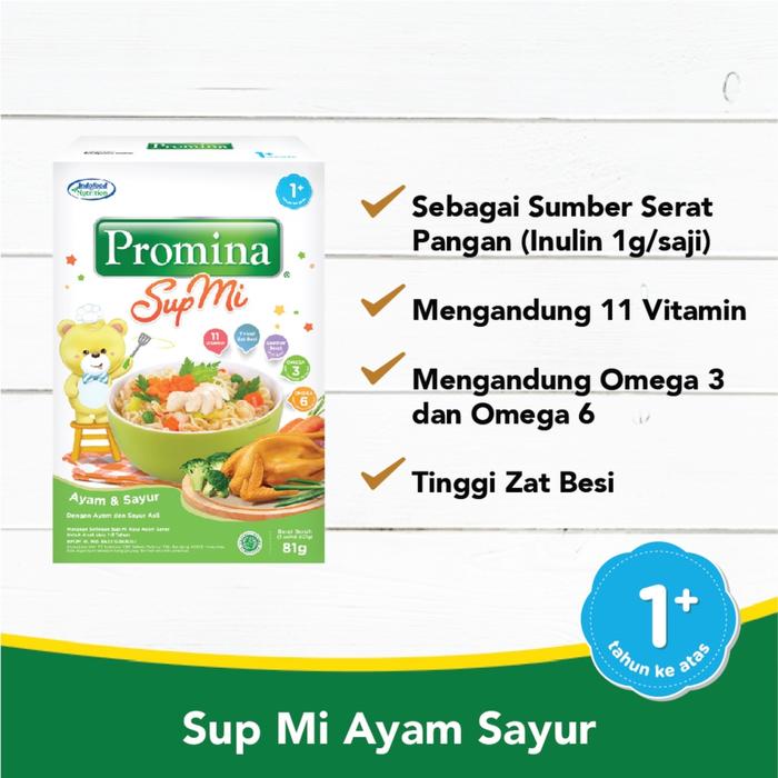 Gambar PROMINA SUP MIE &  MI BATITA (1+) KHUSUS BALITA NON MSG - MI AYAM&SAYUR dari ABW Beauty Shop undefined Tokopedia