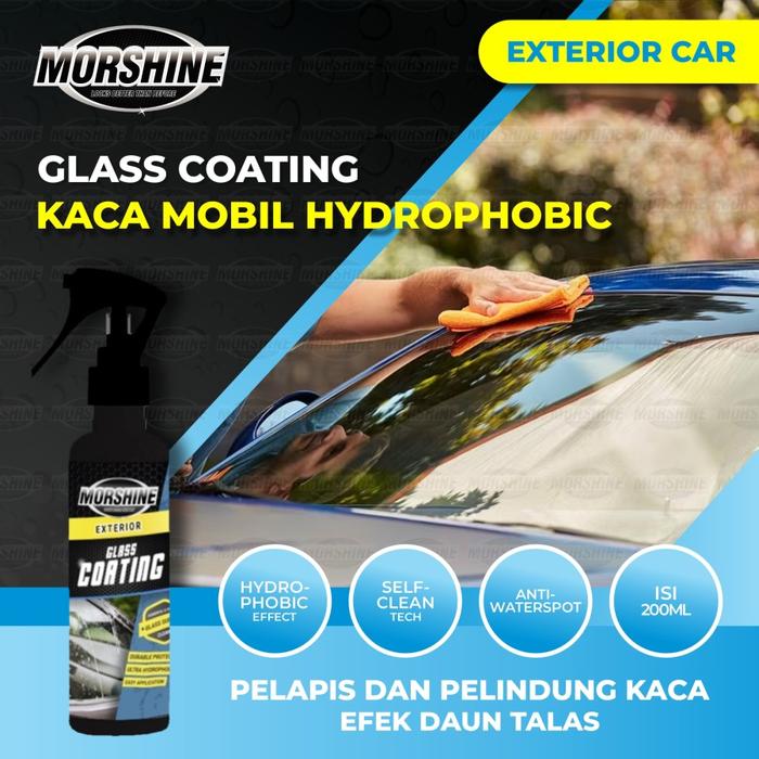 Gambar GLASS COATING WATER REPELLENT PELAPIS KACA MOBIL WINDSHIELD VISOR HELM MORSHINE - Glass Coating dari Cheap Me undefined Tokopedia