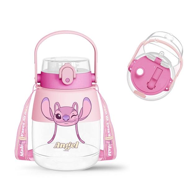 Gambar Botol Minum Lilo & Stitch Dengan Tali - Miniso Disney Lilo & Stitch Collection Plastic Bottle with Shoulder Strap - Angel dari jastipsripilan undefined Tokopedia