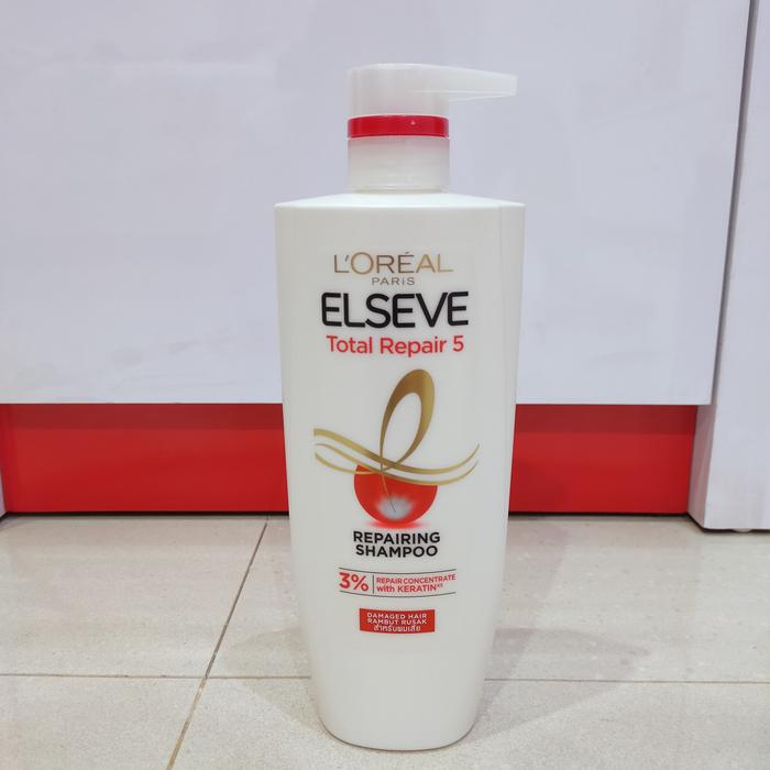 Gambar LOREAL PARIS Elseve Total Repair 5 | Fall Resist Repairing Shampoo | Sampo Untuk Perawatan 5 Tanda Rambut Rusak | Rambut Rontok - 620ml - Total Repair 5  dari The-Necessities undefined Tokopedia