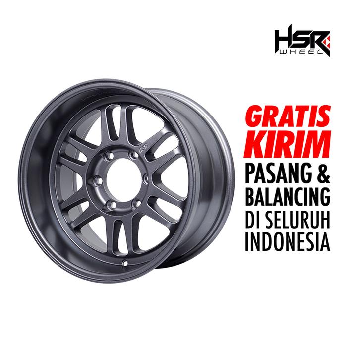 Gambar VELG MOBIL TRAVELLO BOROKO BLY01 HSR R17X9 H6X139,7 ET0 SANDY GREY - SANDY GREY dari HSR Wheel undefined Tokopedia