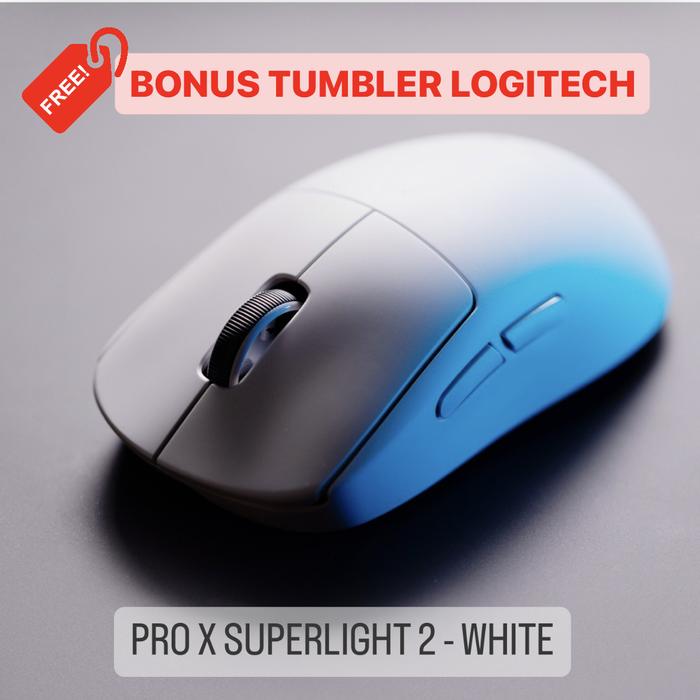 Gambar Logitech G PRO X Superlight 2 Lightspeed Wireless Gaming Mouse - Putih dari Click & Go Tokopedia undefined Tokopedia