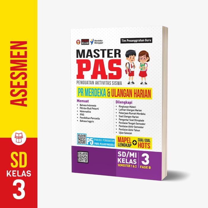 Gambar Yrama Widya - Buku Master PAS PR & Ulangan Harian untuk SD/MI (Buku Latihan Soal Kurikulum Merdeka) - Kelas 3 dari Yrama Widya undefined Tokopedia