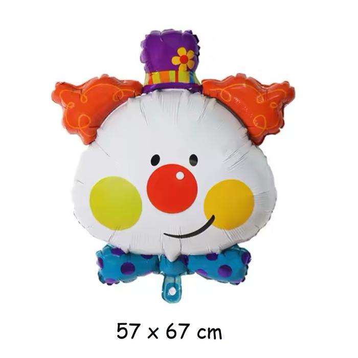 Gambar Foil balloon circus dome carnival clown balon tema sirkus badut karnival hbd - chubby clown dari Favor Party Supplies undefined Tokopedia