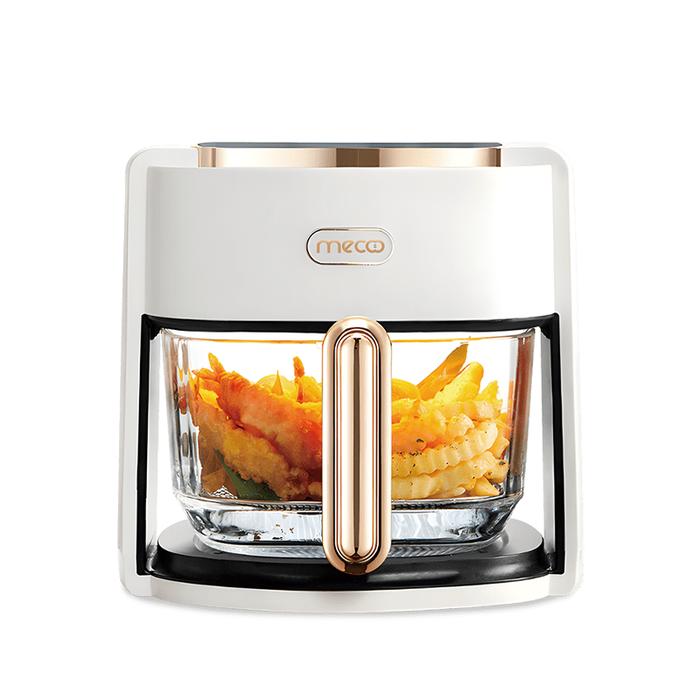 Gambar Air Fryer Digital Mecoo Most Aesthetic Transparan Kapasitas 5L Menggoreng Tanpa Minyak - Putih dari Violet Superstore undefined Tokopedia