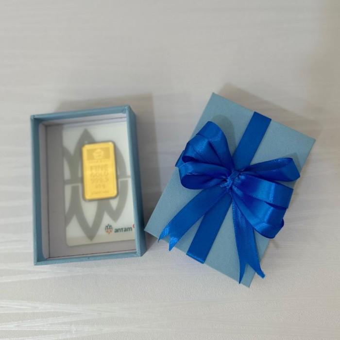 Gambar Kotak Emas Antam/Kotak Logam Mulia/Kotak Kado/Gift Box ONICCA 8 - GADET BLUE dari DjayaSoft undefined Tokopedia