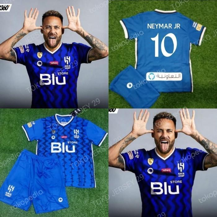 Gambar Jersey Baju Bola Anak Kids Al Hilal Home 2023/2024 + Neymar Grade Ori Gratis Ongkir - 16 dari Arena Sports Shop2 undefined Tokopedia