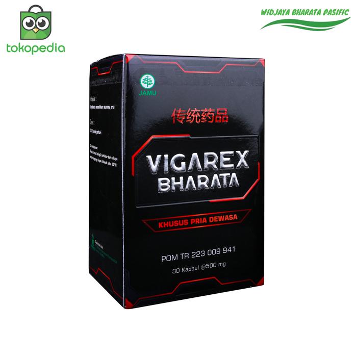 Gambar Obat Impotensi Lemah Syahwat Pria Herbal Vigarex Bharata 100% Original - 1 Botol dari Orthafit Bharata undefined Tokopedia