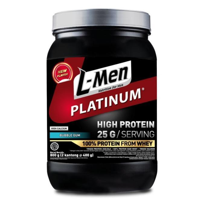 Gambar READY STOCK | L-Men Platinum Bubble Gum 800g (25gr protein) - Suplemen Olahraga | SIAP KIRIM dari Jave Sh undefined Tokopedia