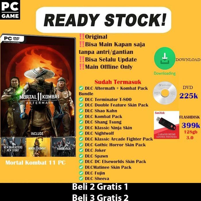 Gambar Mortal Kombat 11 PC ORIGINAL - DVD 80gb dari Steamkey undefined Tokopedia