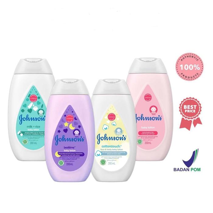 Johnsons Baby Lotion Milk Rice 200ml blossom