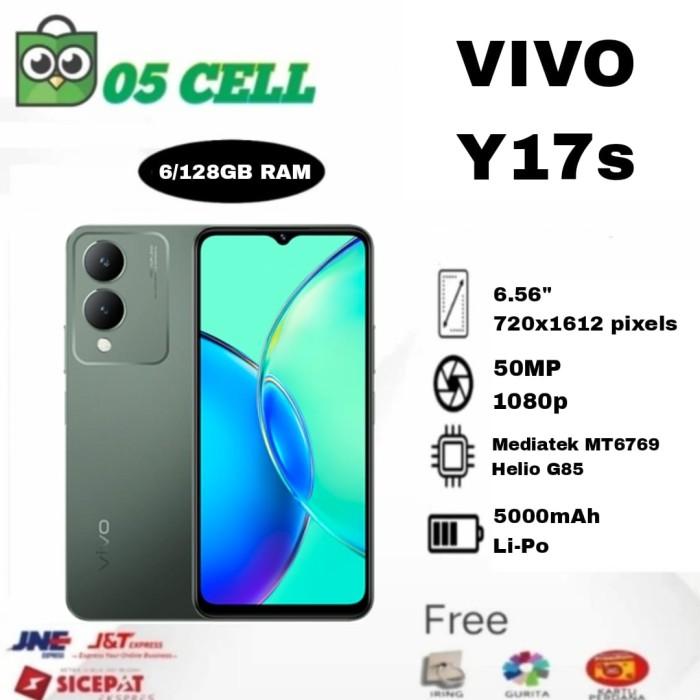 Gambar VIVO Y17s 4/128GB (RAM 4GB - ROM 128GB) GARANSI RESMI INDONESIA - Hijau dari 05Cell undefined Tokopedia
