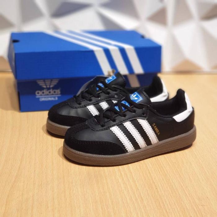 Gambar Sepatu anak Adidas samba laki-laki perempuan sepatu sneaker - samba hitam, 35 dari autobelanjaberkah undefined Tokopedia