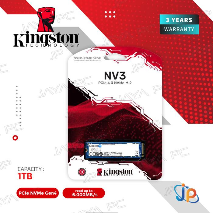 Kingston NV3 1TB SSD PCIe 4.0 M.2 新品 2枚（キングストン 1TB m.2 