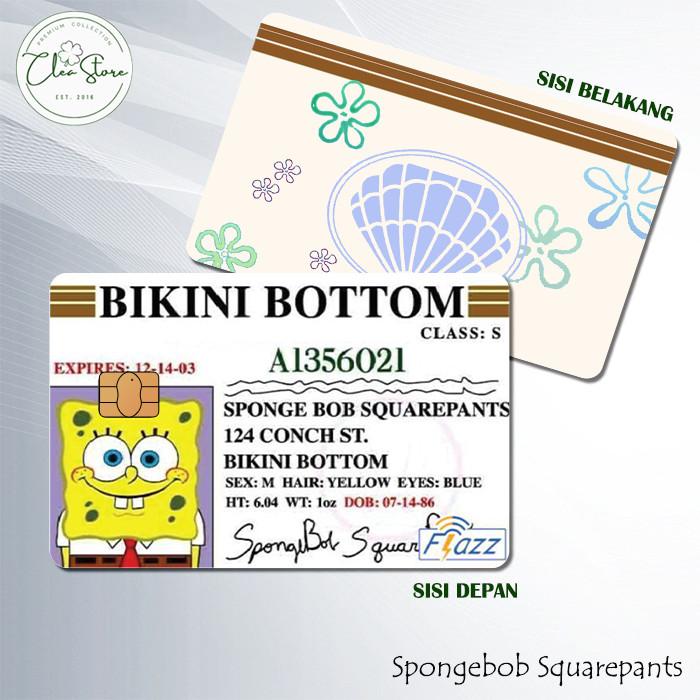 Gambar KARTU FLAZZ BCA GEN 2 / EMONEY - Spongebob License Edition - Spongebob, Tapcash 1 Sisi dari The Clea Store undefined Tokopedia