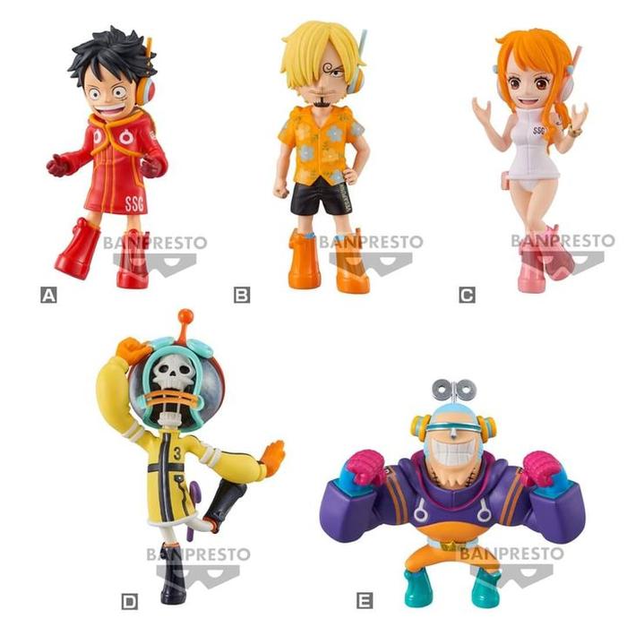 Gambar WCF Egghead 1 Luffy Sanji Nami Brook Franky - one piece egg head banpresto - SET 5PCS dari Cenovis21 undefined 3 Tokopedia