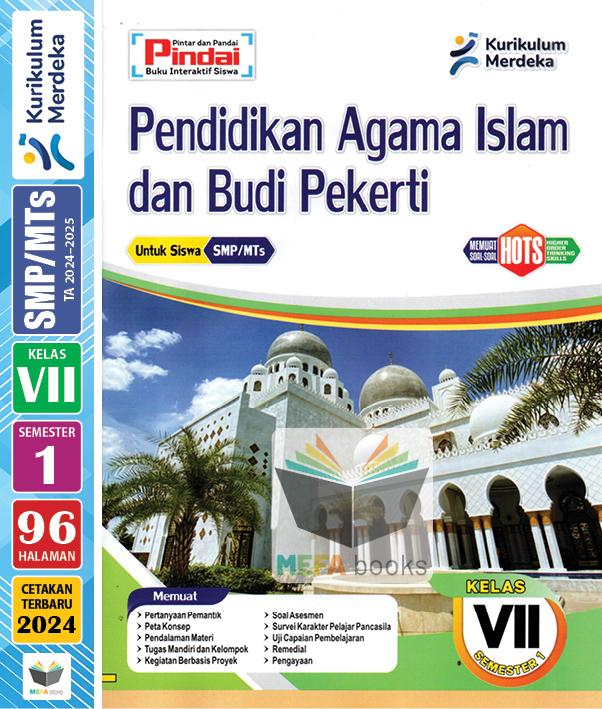 Gambar LKS Pindai SMP Kelas 7 Semester 2 & 1 Kurikulum Merdeka CV Arya Duta - SMT1/Ag Islam dari MEFA books undefined Tokopedia