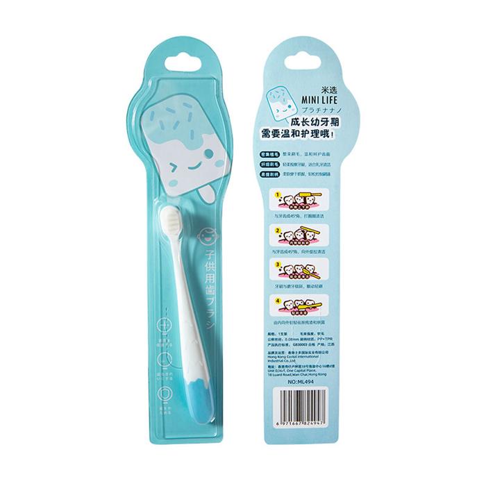 Gambar Baby Bear Sikat Gigi Anak dengan Sentuhan Lembut - Sikat Gigi Anak-anak Lembut - Biru Muda dari Baby Bear Indonesia undefined Tokopedia