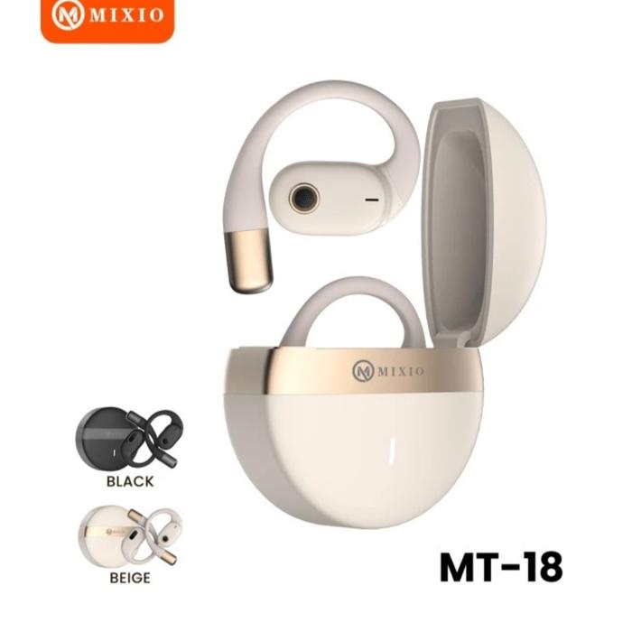 Gambar MIXIO MT-18 Sport TWS Open-Ear Wirelles Earbuds Open Wearable Stereo - Putih dari San ly chin undefined Tokopedia