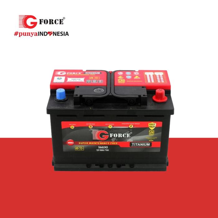 Gambar GFORCE MF 566LN3 Titanium - Aki Mobil Bebas Perawatan dari SHOP THEN BUY undefined Tokopedia