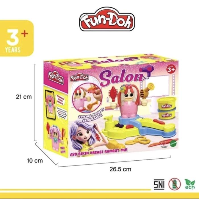 Gambar MAINAN ANAK FUN DOH SALON 28-211 LILIN PLAY DOUGH dari Toko Mainan Murah Indonesia undefined Tokopedia