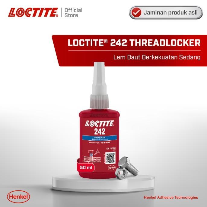 Gambar fJ_ Henkel LOCTITE 242 Threadlocker Lem Baut 50 ml - 242 dari aq1 undefined Tokopedia