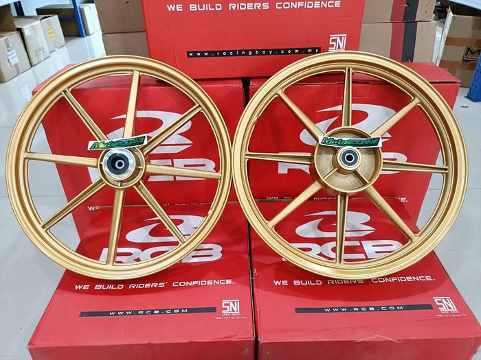 Gambar Velg RCB SP811 Racing Boy Palang 8 Jupiter Mx New Double Disc - Gold dari Motobourne undefined Tokopedia