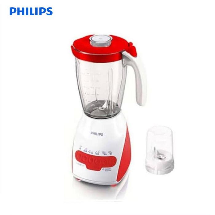 Gambar Philips Blender HR2115 Gelas Plastik Kapasitas 2L Garansi Resmi 2 Tahun - Merah dari Toko Multi Elektronik undefined Tokopedia