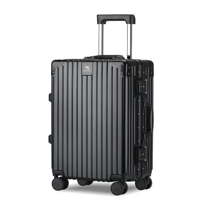 Gambar [ NEW LINGLING SERIES ] R078 Koper Roaming 20-28 inch Koper cabin Koper Bagasi Suitcase Travel Luggage - black elite, 20 inch dari koperjabodetabek undefined Tokopedia