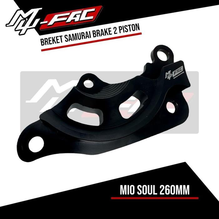 Gambar DUDUKAN BREKET BUAT KALIPER SAMURAI NISSIN 2P DISC 260MM FULL CNC BEAT SCOOPY VARIO MIO SMILE SOUL XEON DLL BAHAN FULL CNC - YAMAHA SB 260MM dari Acm company undefined Tokopedia