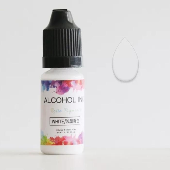 Gambar Pewarna Resin Cair Liquid Pigment Resin Art Hiasan Pewarna Effek Alcohol Ink Diffusion Pigment Alkohol Epoxy Uv - Putih dari Broadway Style undefined Tokopedia